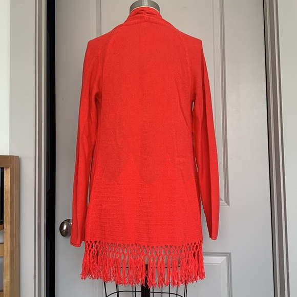 Lilly Pulitzer Tatum Cardigan in Picante Coral Orange - Picture 3 of 12
